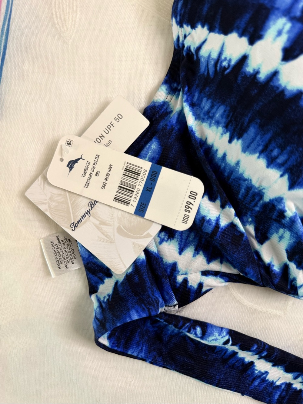 Tommy Bahama Tie-Dye Swimsuit top - Picture 2 of 2